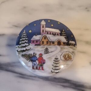 Kaiser Festive Winter Scene Decorative Trinket Box
